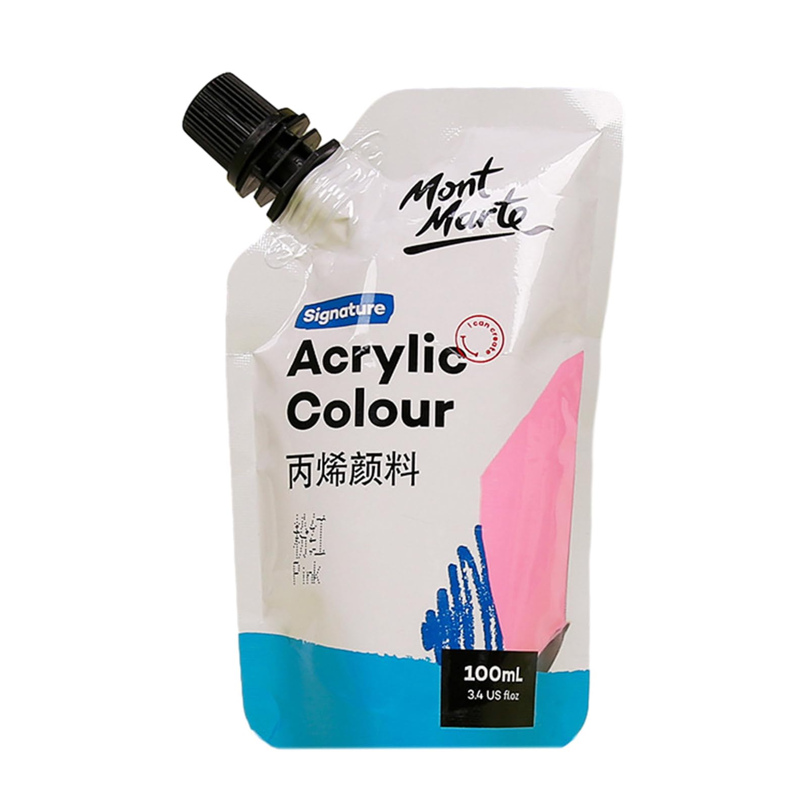 Amazon.co.jp: PINKLALA アクリル絵の具、11色（100mlポーチ